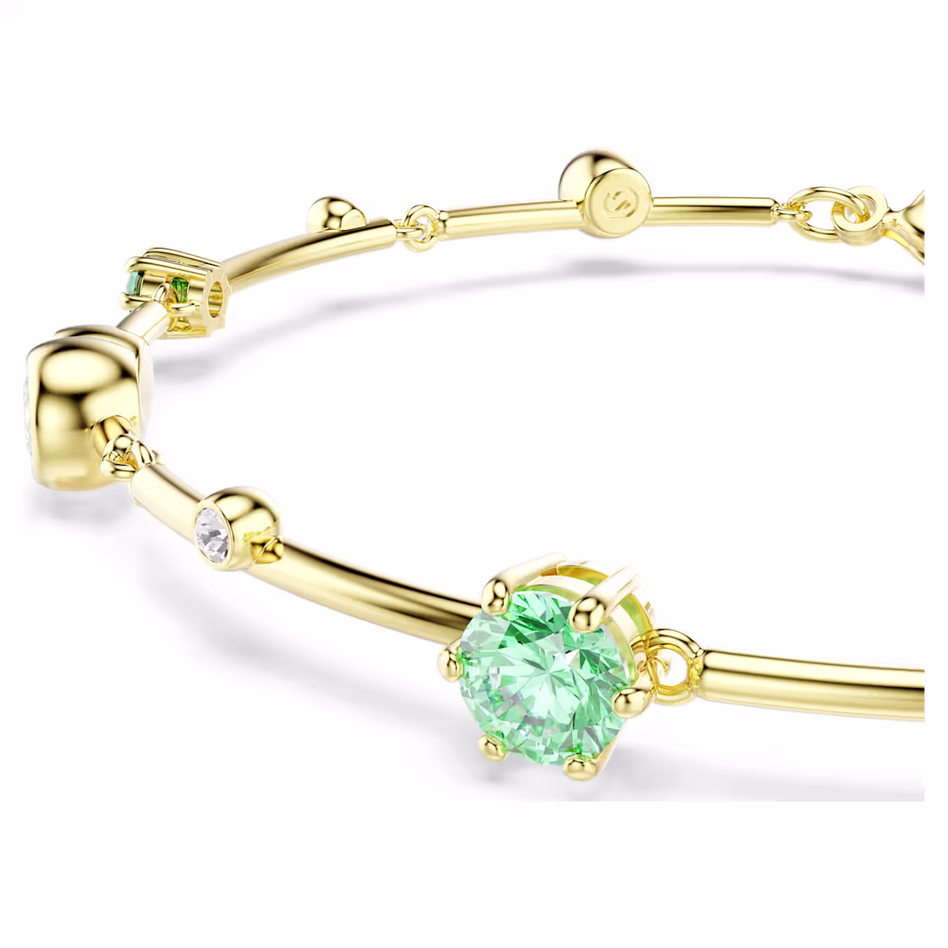 Swarovski  Constella Armband Verschiedene Schliffe, Grün, 18k vergoldet