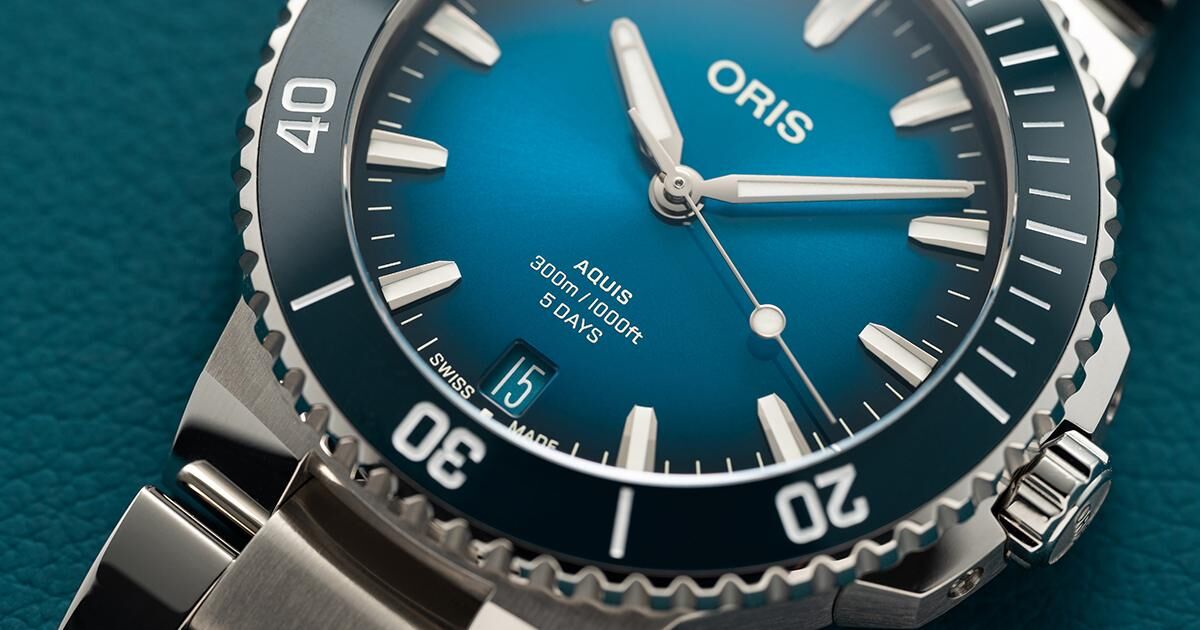 Oris Aquis Date Calibre 400 Automatik Herrenuhr , 01 400 7790 4135-07 8 23 02PEB