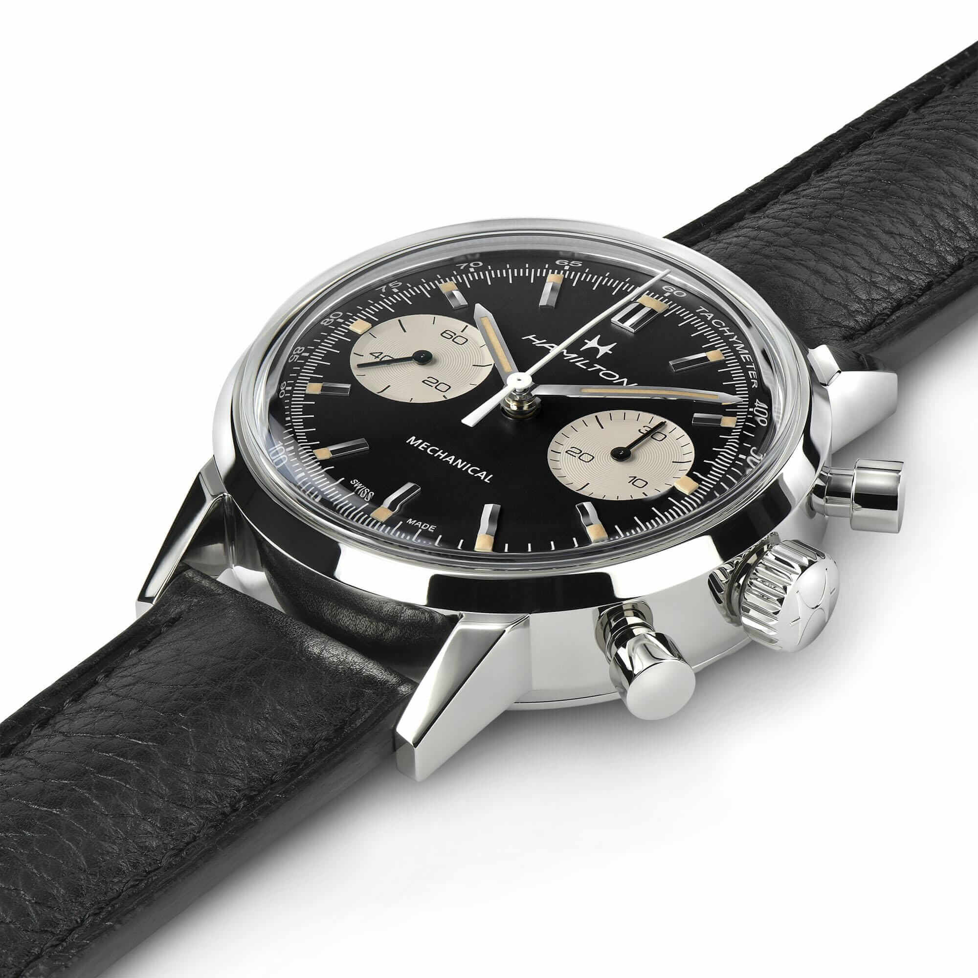 Hamilton Intra-Matic Chronograph H Mechanical Chrono H38429730 Herrenuhr