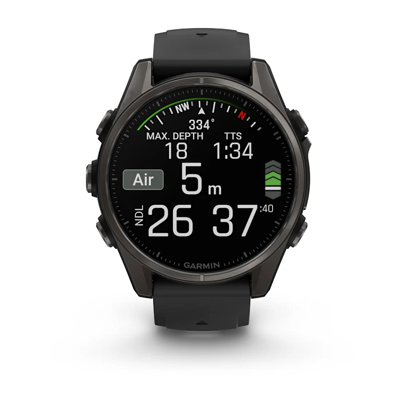 Garmin fēnix® 8 43 mm AMOLED Sapphire Black/Carbon Gray Titanium 010-02903-21