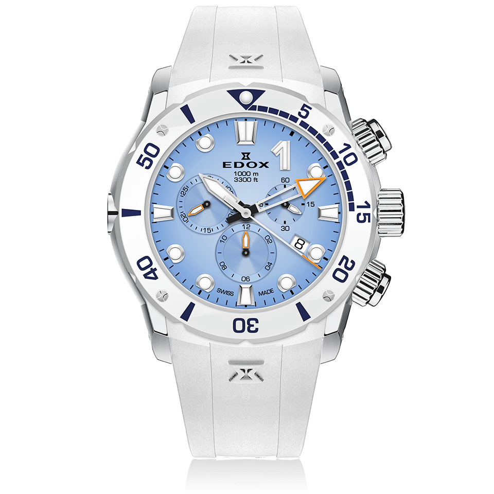 Edox CO-1 Chronograph Herrenuhr 10242 TINB BUICDNO