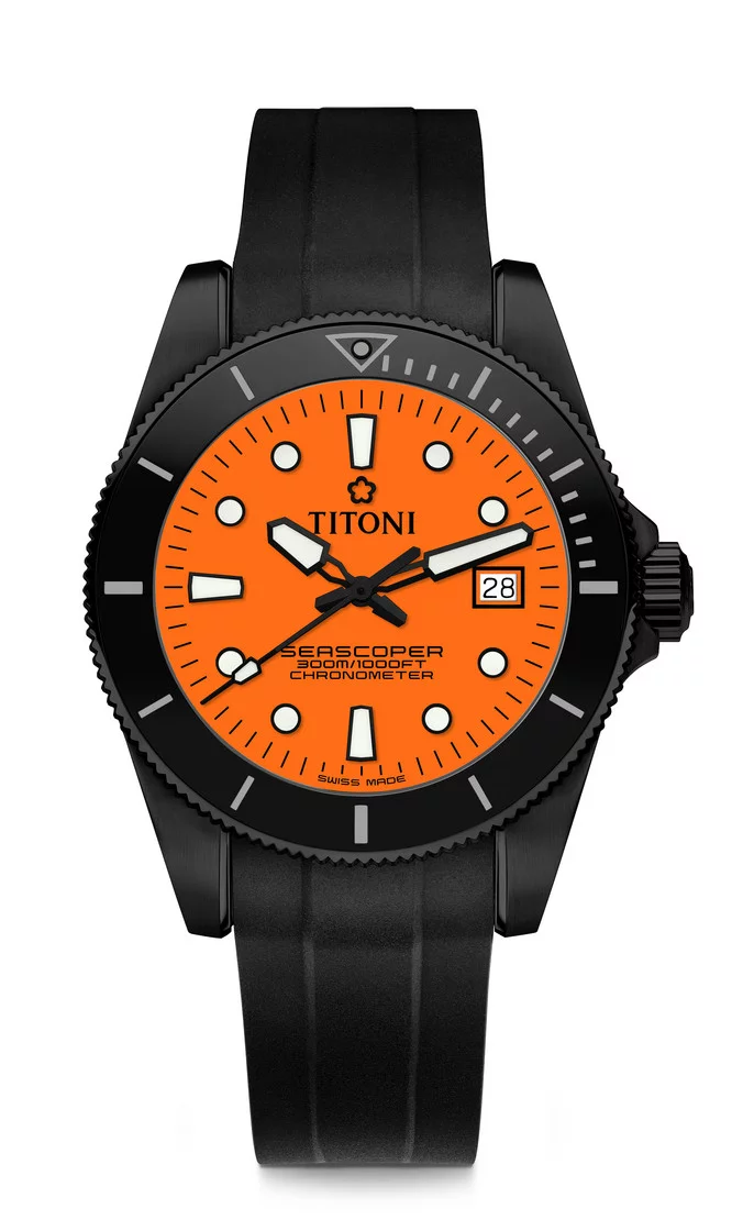 Titoni Seascoper 300 83300 B-BK-R-715 I Herrenuhr - Limited Edition