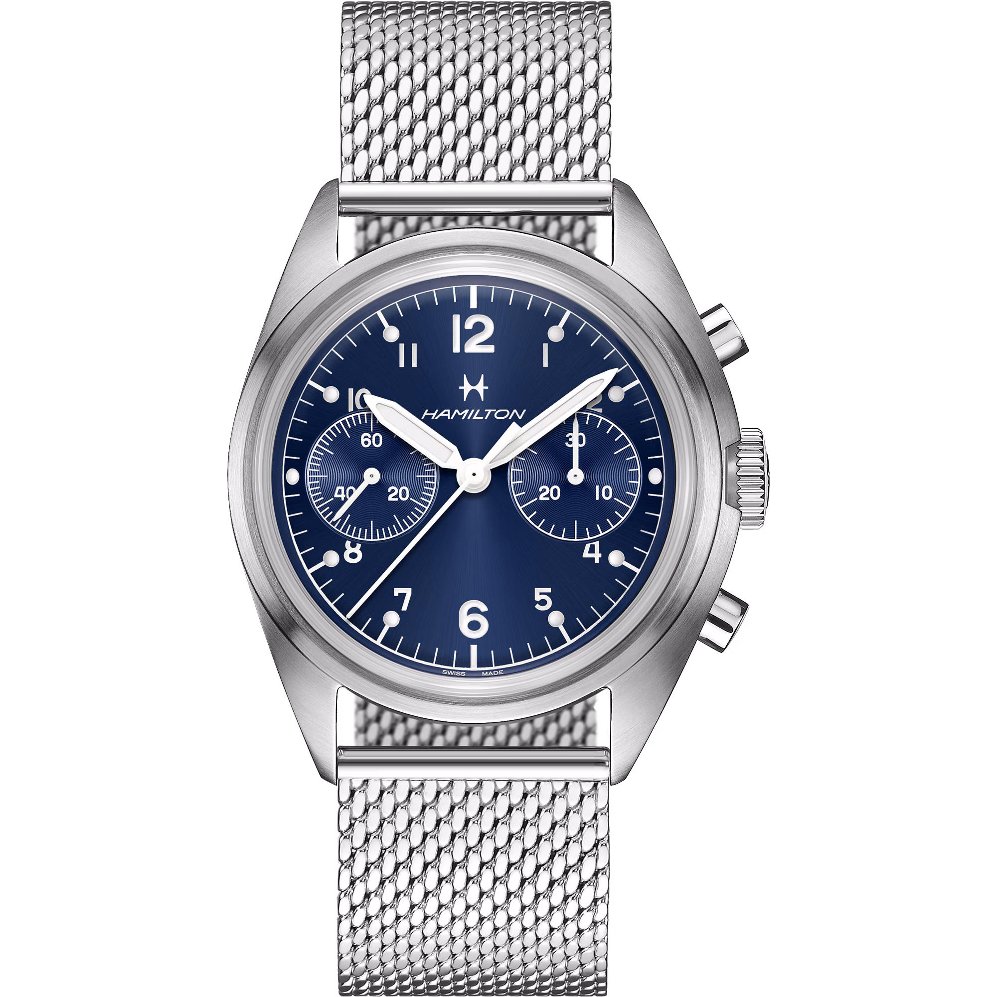 Hamilton Khaki Aviation Pilot Pioneer Mechanical Chronograph Herrenuhr H76409140 Hamilton Khaki Aviation Pilot Pioneer Mechanical Chronograph Herrenuhr H76409140