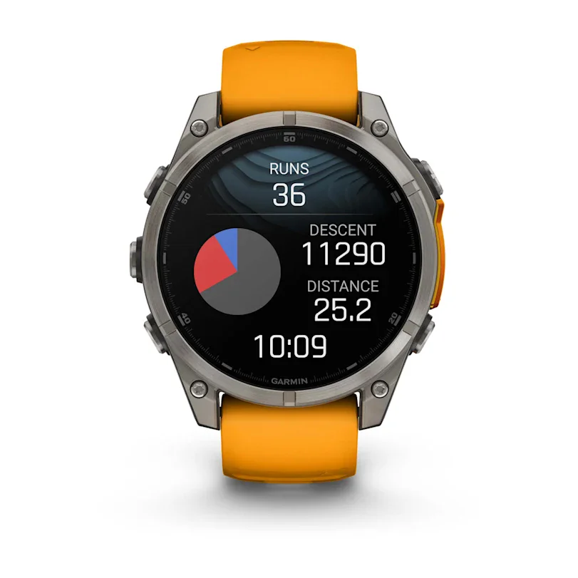 Pre owned - Garmin fēnix® 8 - 47 mm AMOLED Sapphire Graphit/Titanium Titan 010-02904-11