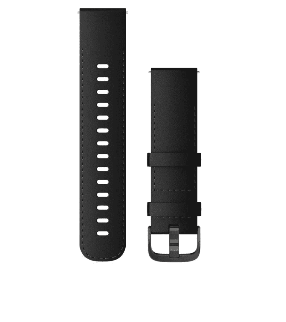 Garmin Ersatzarmband (Schnellwechsel-System) Leder schiefergrau