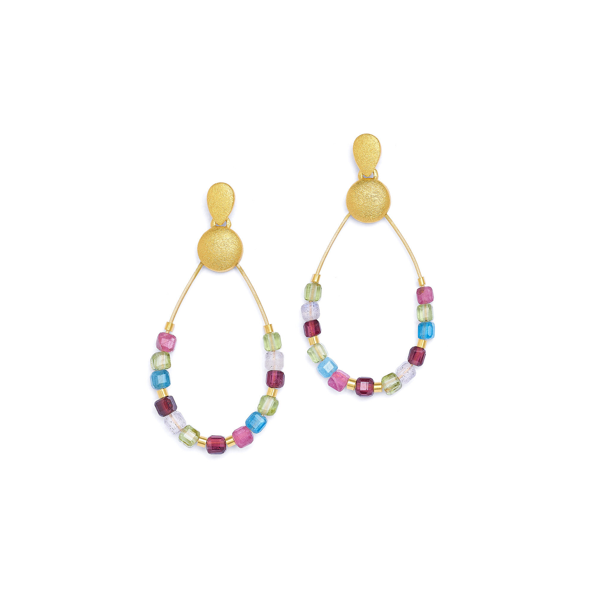 Bernd Wolf Ohrringe Clereni Designlinie Cubes, Multicolor