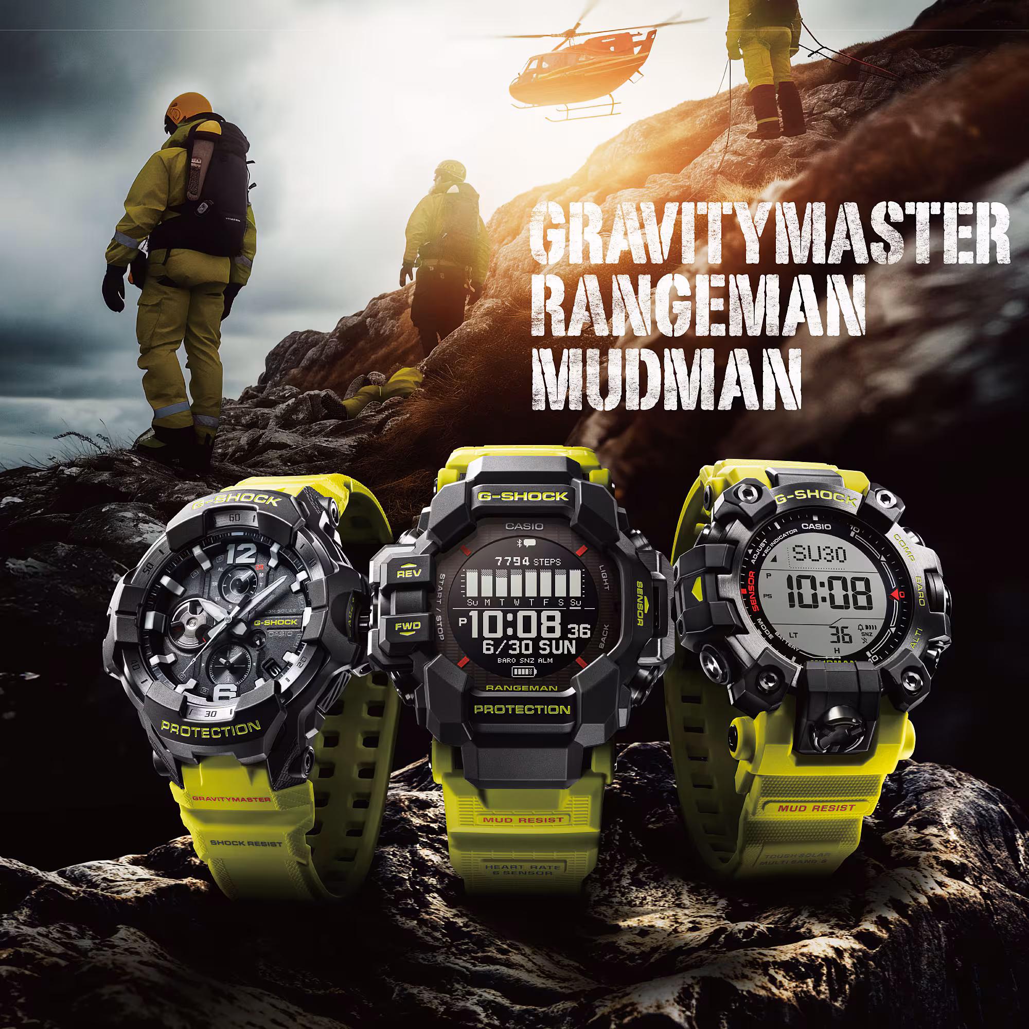 G-Shock MASTER OF G GRAVITYMASTER GR-B300RY-1A9ER G-Shock MASTER OF G GRAVITYMASTER GR-B300RY-1A9ER