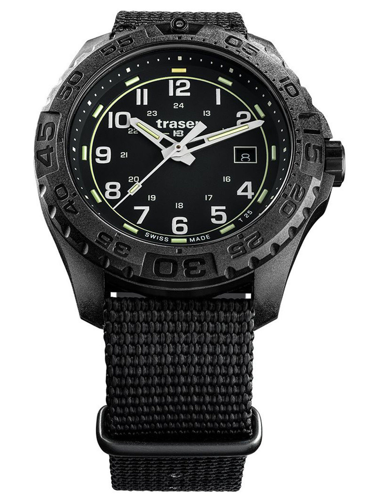 201466-traser-P96-OdP-Evolution-Black-H3-trigalight-108673 Traser H3 P59 Essential S S/S Black Men's Watch 108637