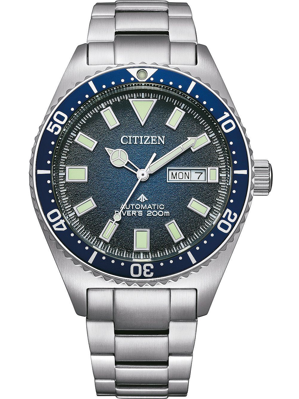 Citizen PROMASTER Mechanical Diver 41mm, 20 ATM, Stainless Steel, Blue Men's Watch NY0129-58LC