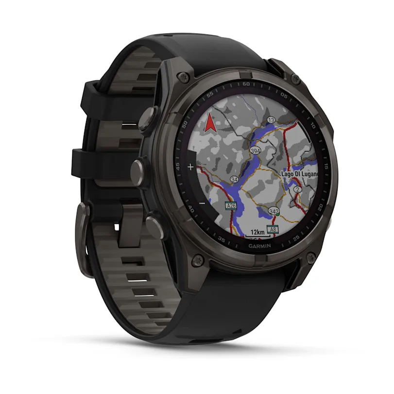 Garmin fēnix® 8 - 47 mm Solar Sapphire Graphite/Carbon Gray Titanium DLC 010-02906-11