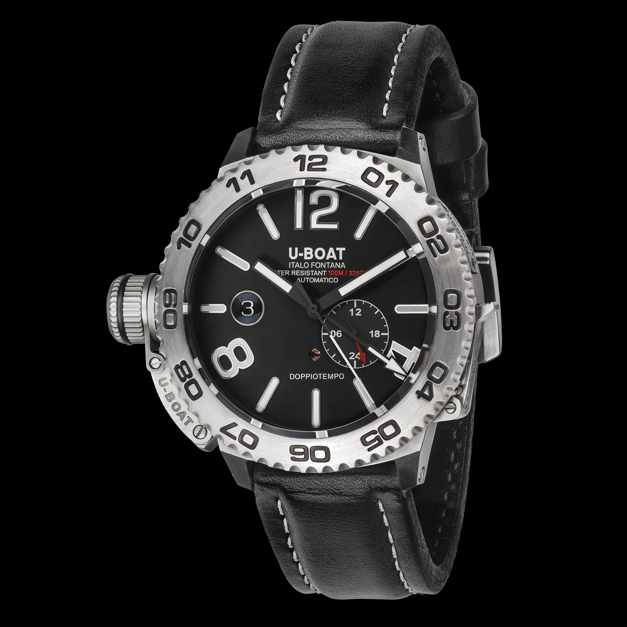 9099 U-BOAT men's watch DOPPIOTEMPO AUTO SS 9099