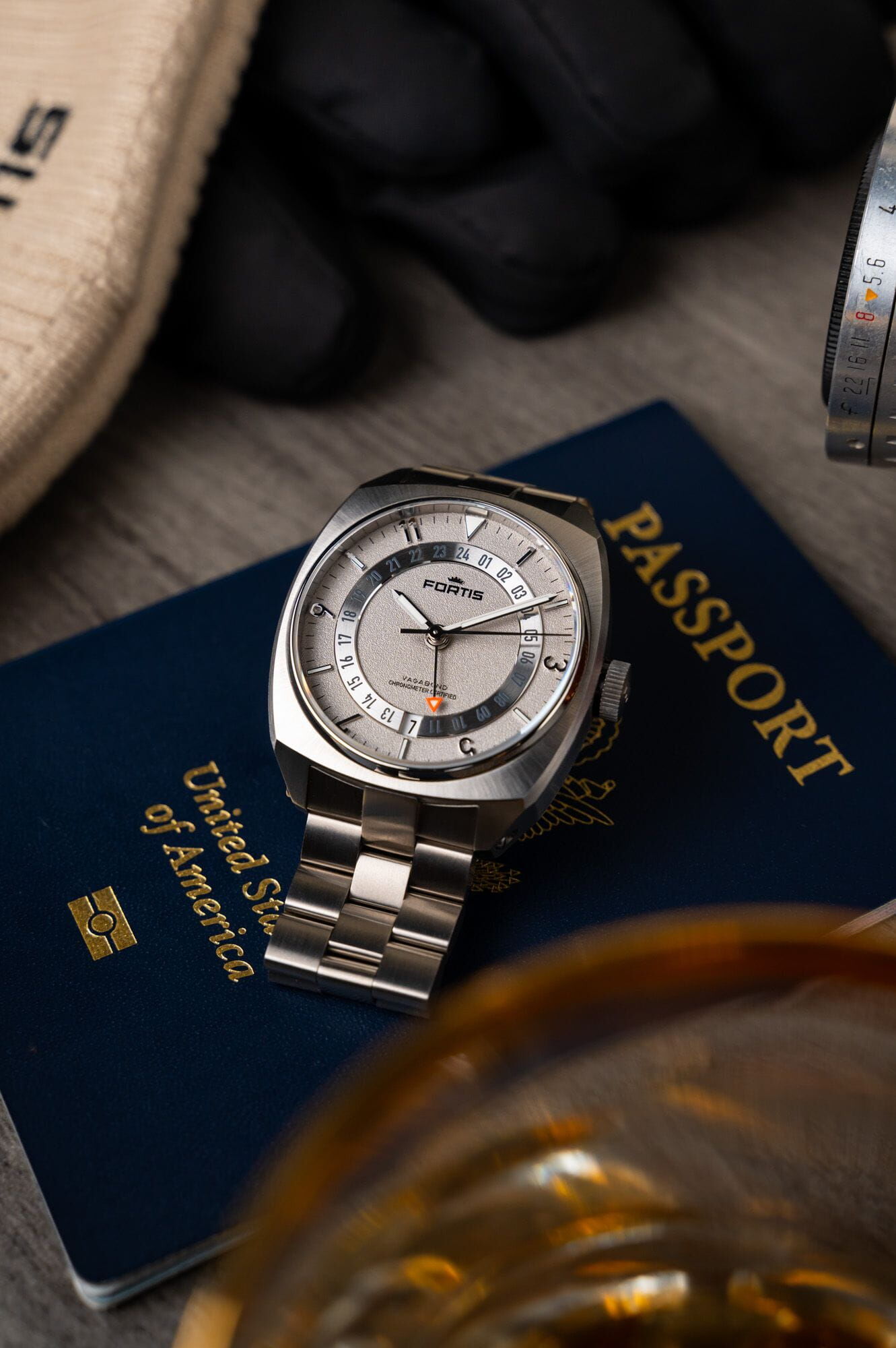 Jo01dBcQ Fortis VAGABOND V-40 Stormy Gray Herrenuhr F6660000