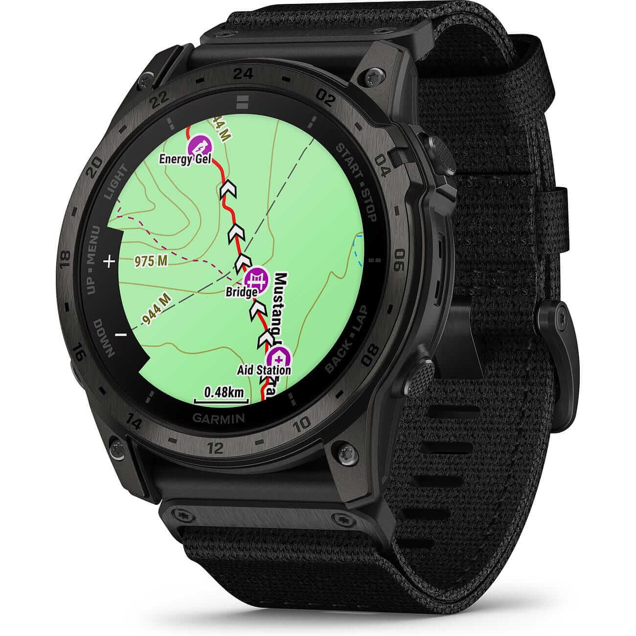 Garmin tactix 7 AMOLED Edition Herrenuhr mit Nylonarmband und Silikonband 010-02931-01