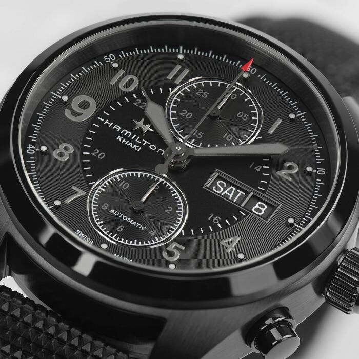 Hamilton Khaki Field Day Date Automatik Chronograph H71626735 Herrenuhr