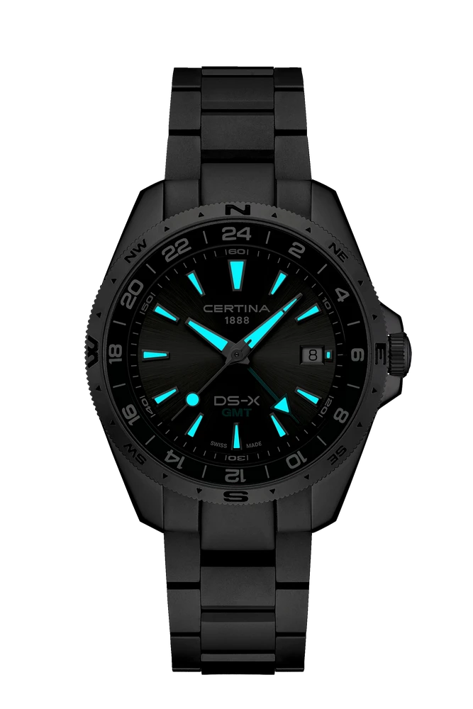 Certina DS-X GMT Quarz Herrenuhr C047.452.11.081.00