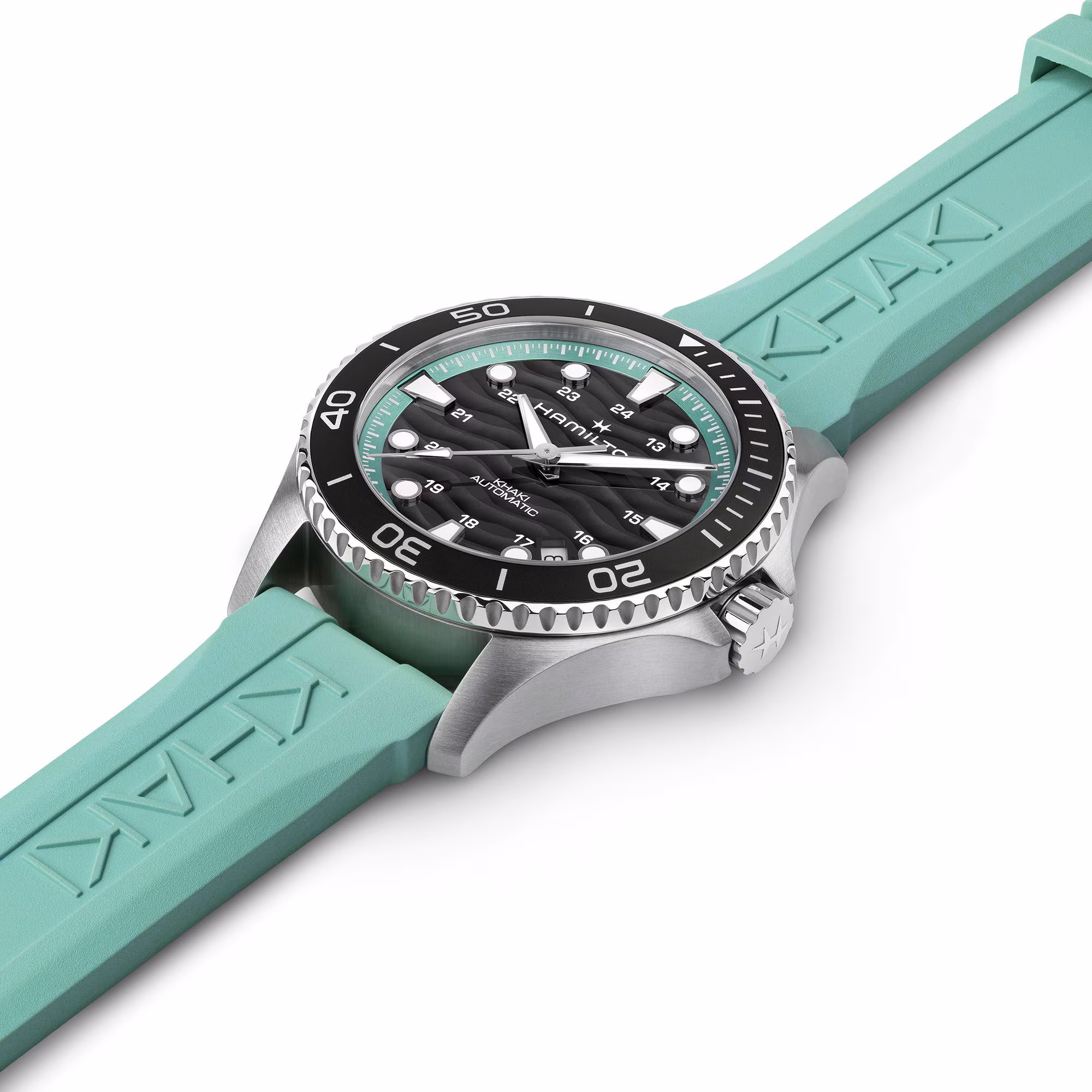 Hamilton Khaki Navy Scuba 40 mm, Turquoise, Limited Edition Men's Watch H82415331