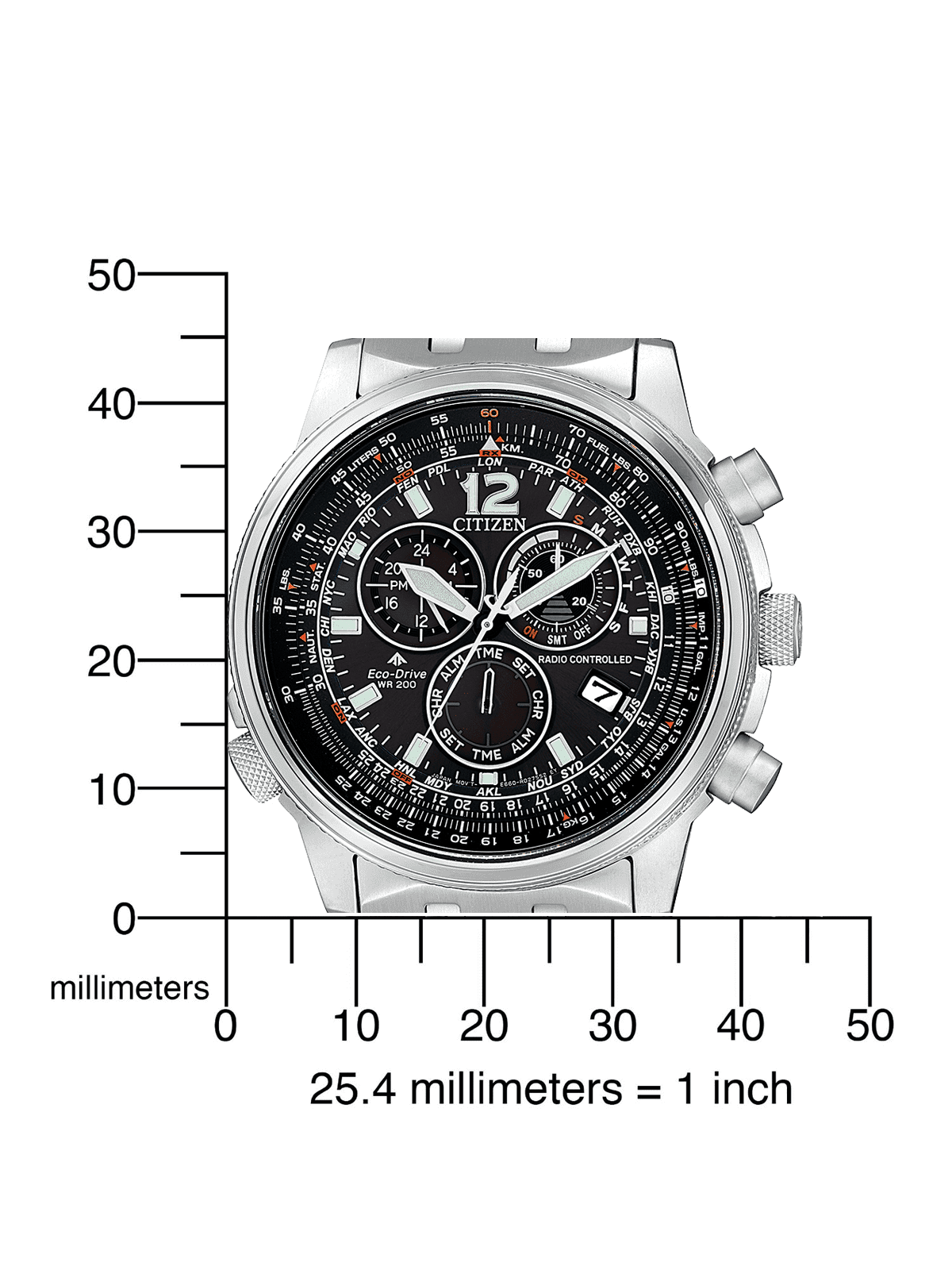 Citizen Herrenuhr CB5860-86E Radio controlled Chronograph