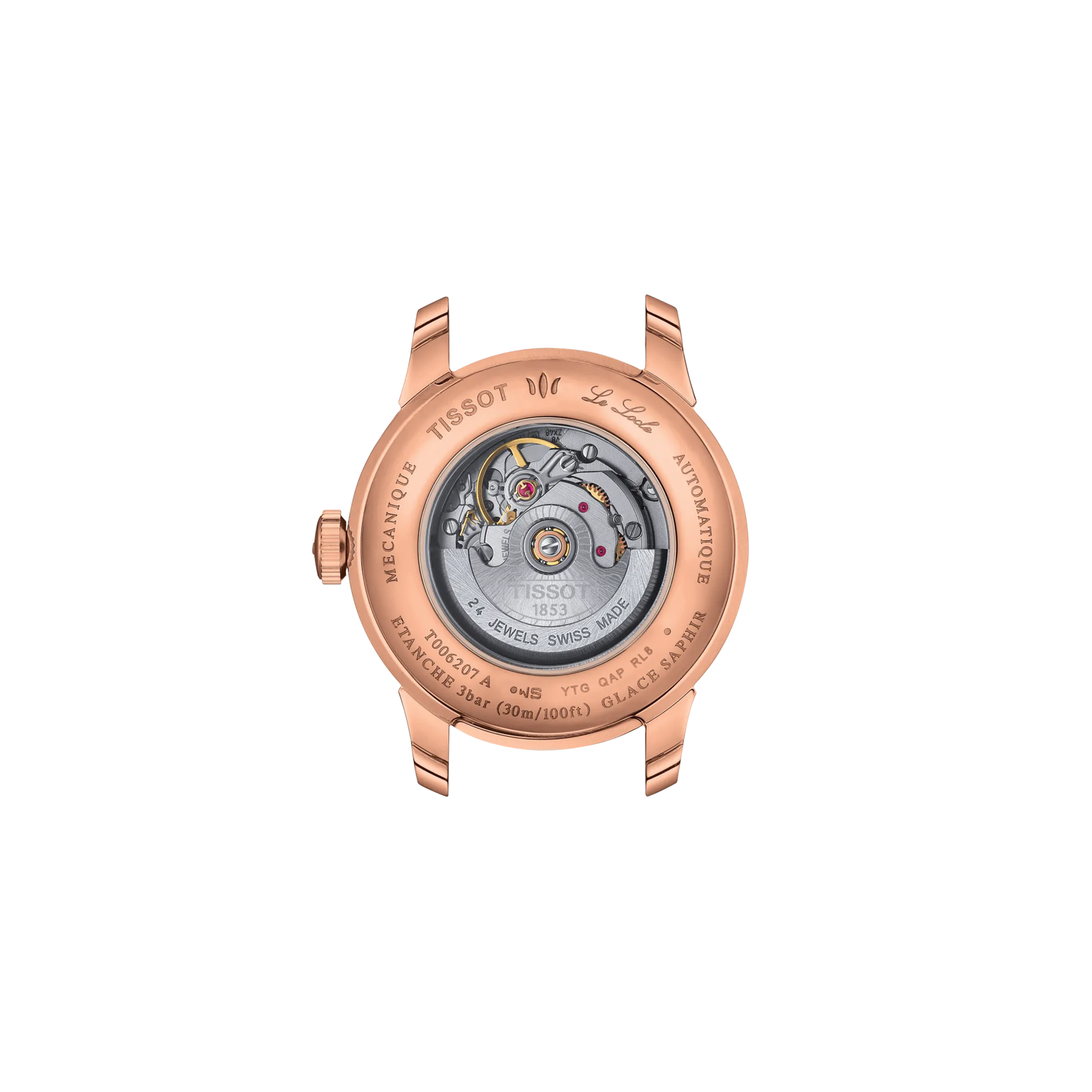Tissot LE LOCLE 29mm, Automatik, bis zu 48 Stunden Gangreserve, Roségold Damenuhr T006.207.33.096.00