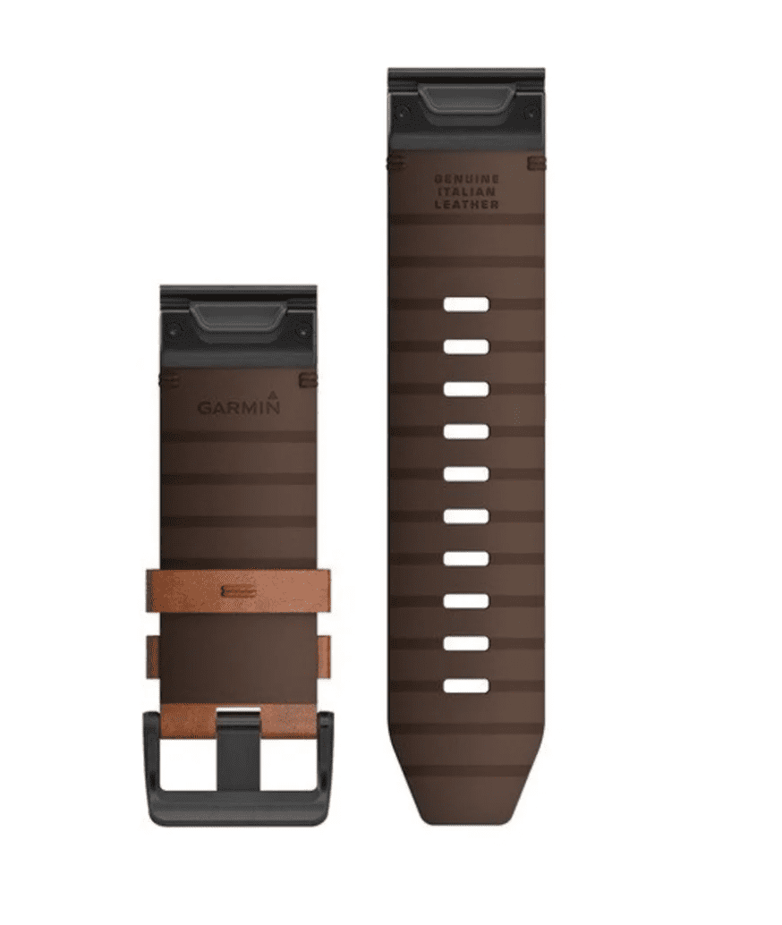 Garmin replacement strap (quick change system) leather brown 26mm