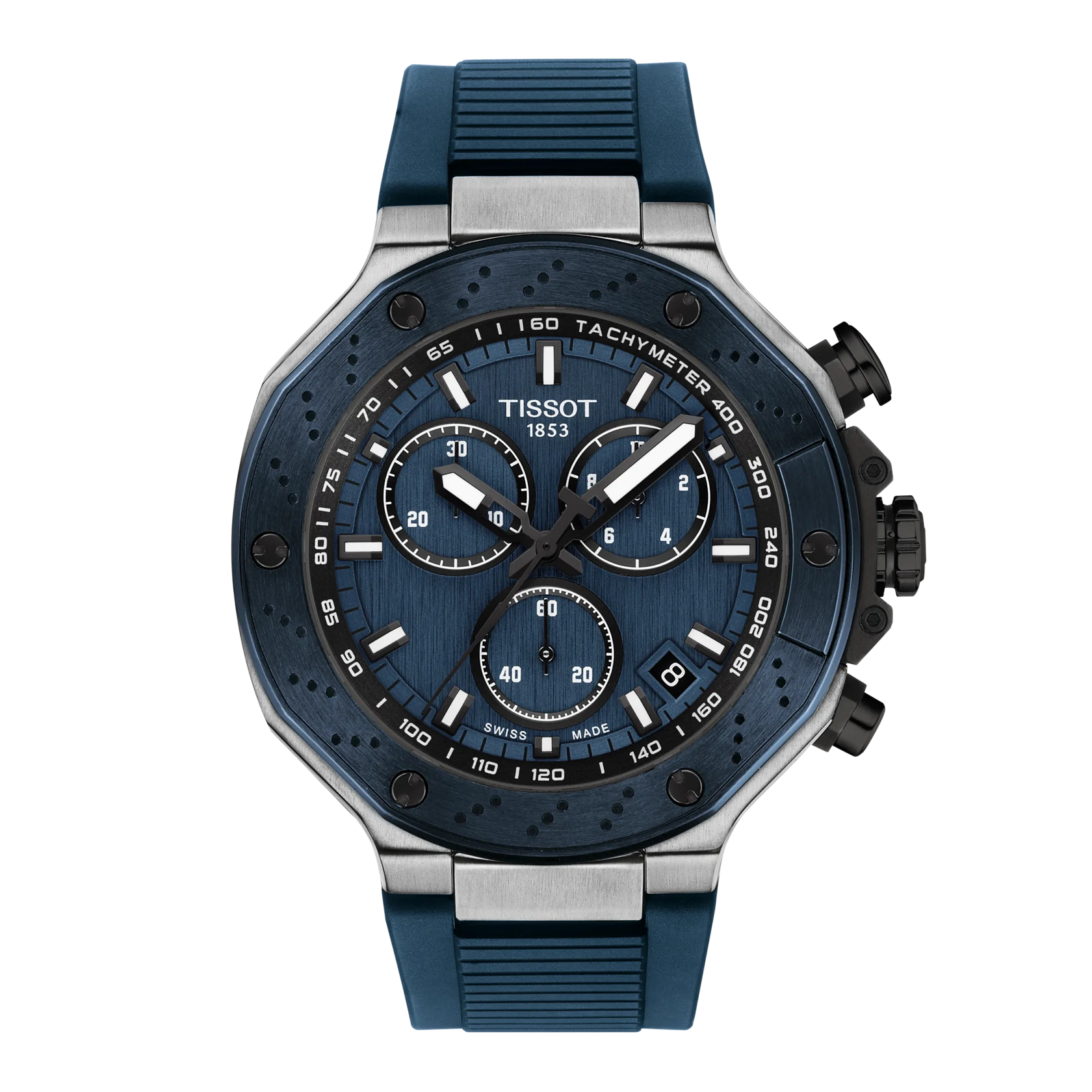 Tissot T-Race Swiss Made Quarzwerk, 45mm, Blau Herrenuhr T141.417.27.041.00