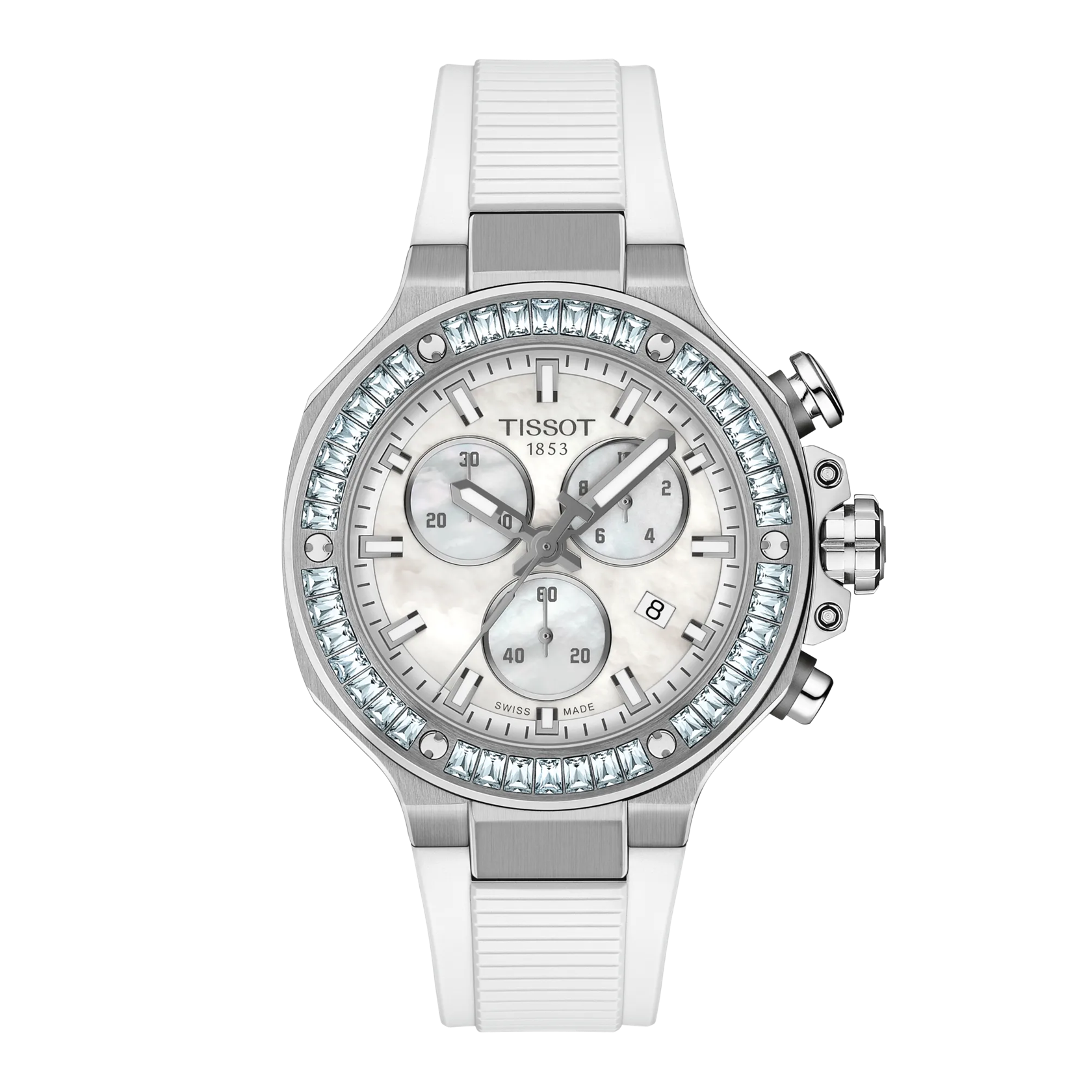 Tissot Tissot T-Race Quartz Chronograph 38mm Unisex Watch T141.817.97.111.00 Tissot Tissot T-Race Quartz Chronograph 38mm Unisex Watch T141.817.97.111.00