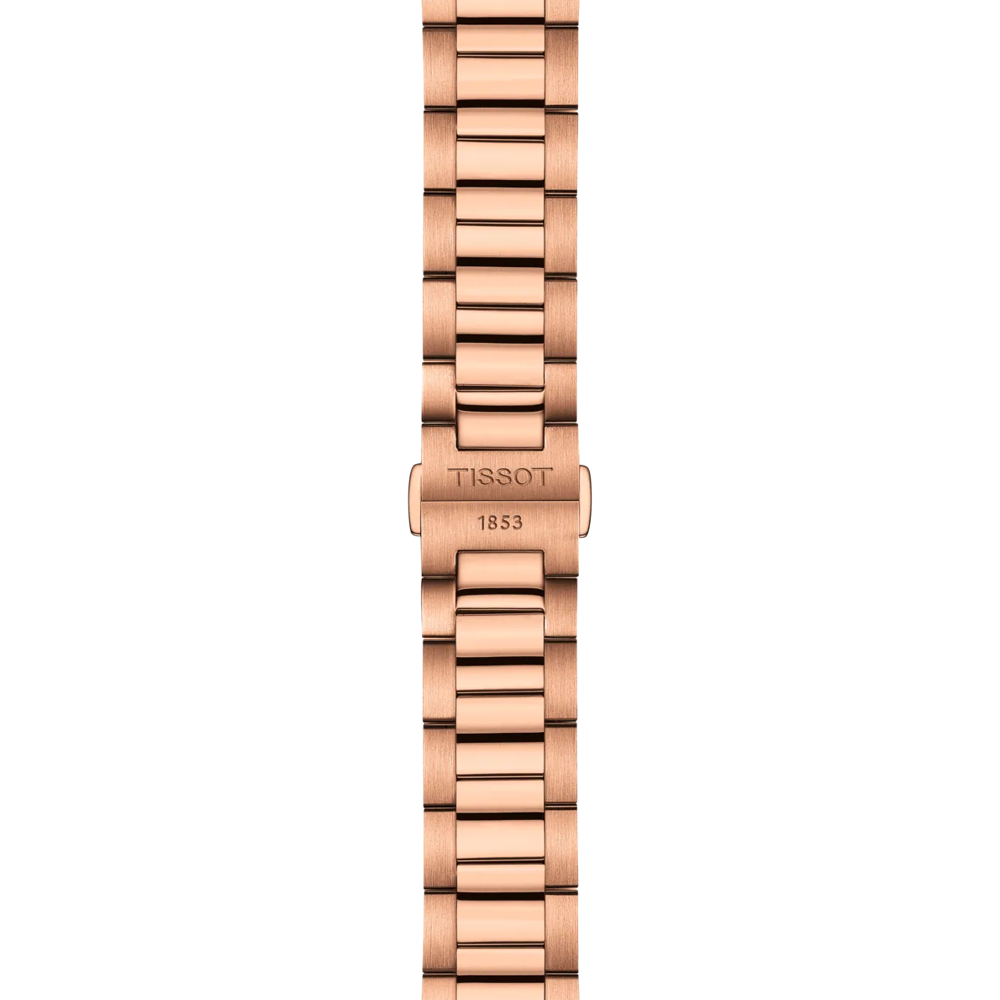 Tissot PR 100 40mm, Swiss Made quartz movement, rose gold men's watch T150.410.33.051.00