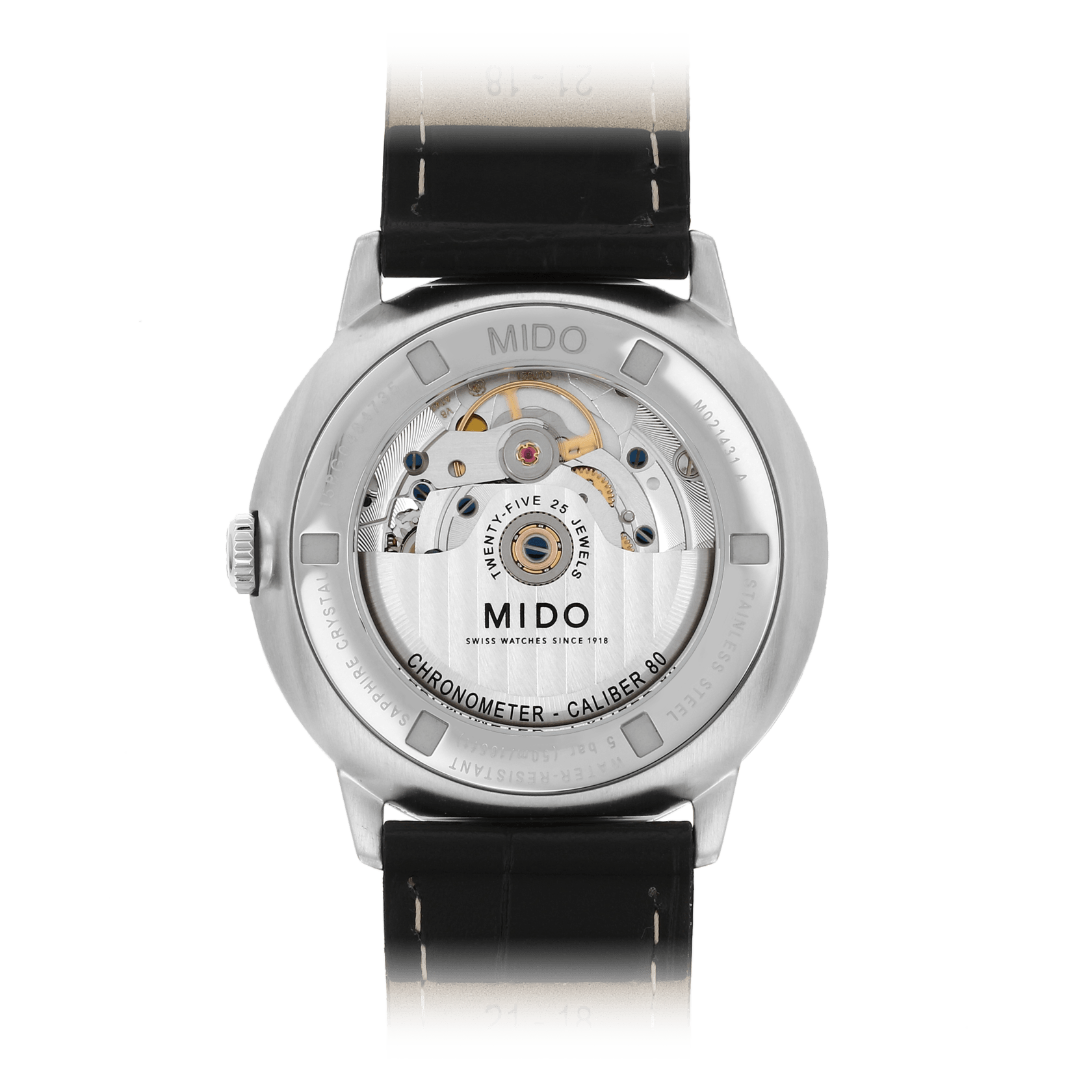 M021-431-16-031-00_1_back_1_1 Mido Chronometer Men's Watch M021.431.16.031.00