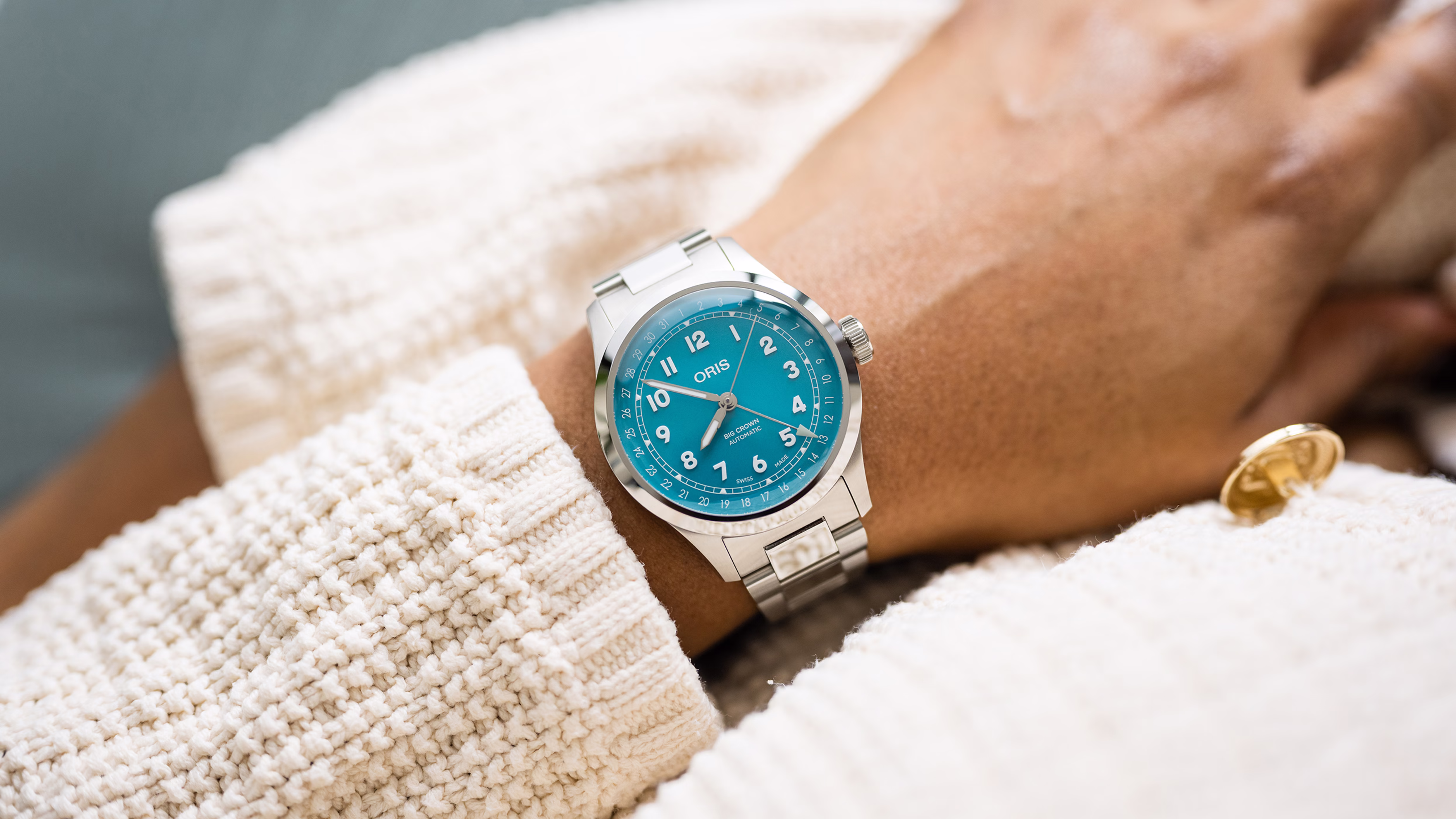 Oris Big Crown Pointer Date 40mm, Automatic, Stainless Steel, Blue Men's Watch 01 754 7798 4065-07 8 20 06