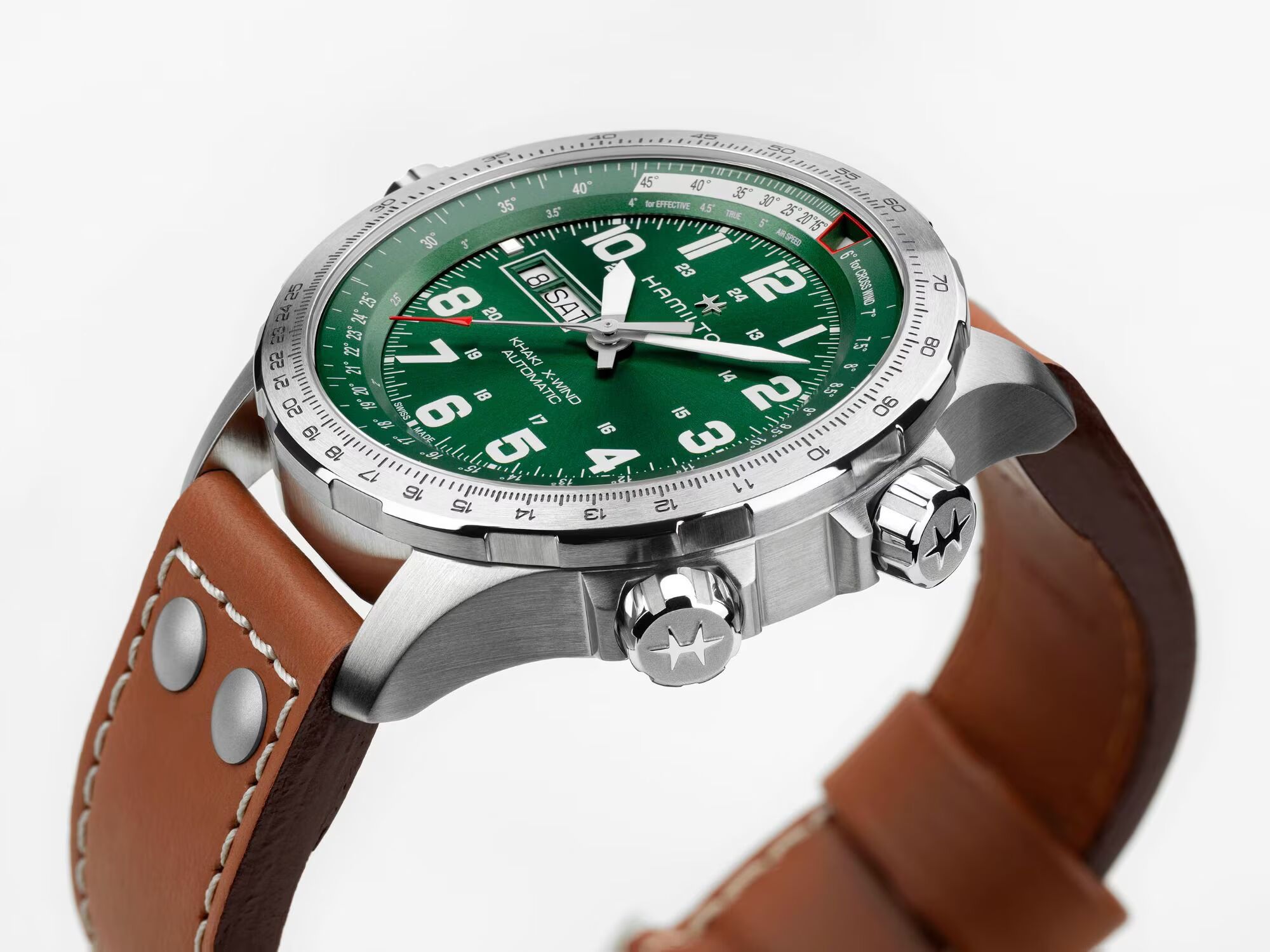 Hamilton Khaki Aviation X-Wind Day Date Herrenuhr H77735560