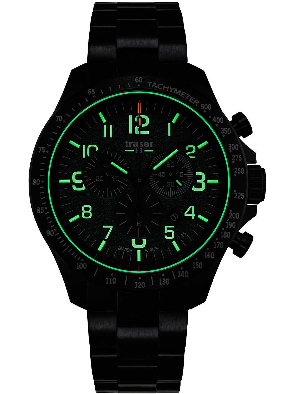 Traser H3 P67 Officer Pro Chrono Green Herrenuhr 109464