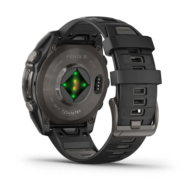 Garmin fēnix® 8 - 47 mm AMOLED Sapphire Black/Carbon Gray Titanium DLC 010-02904-21