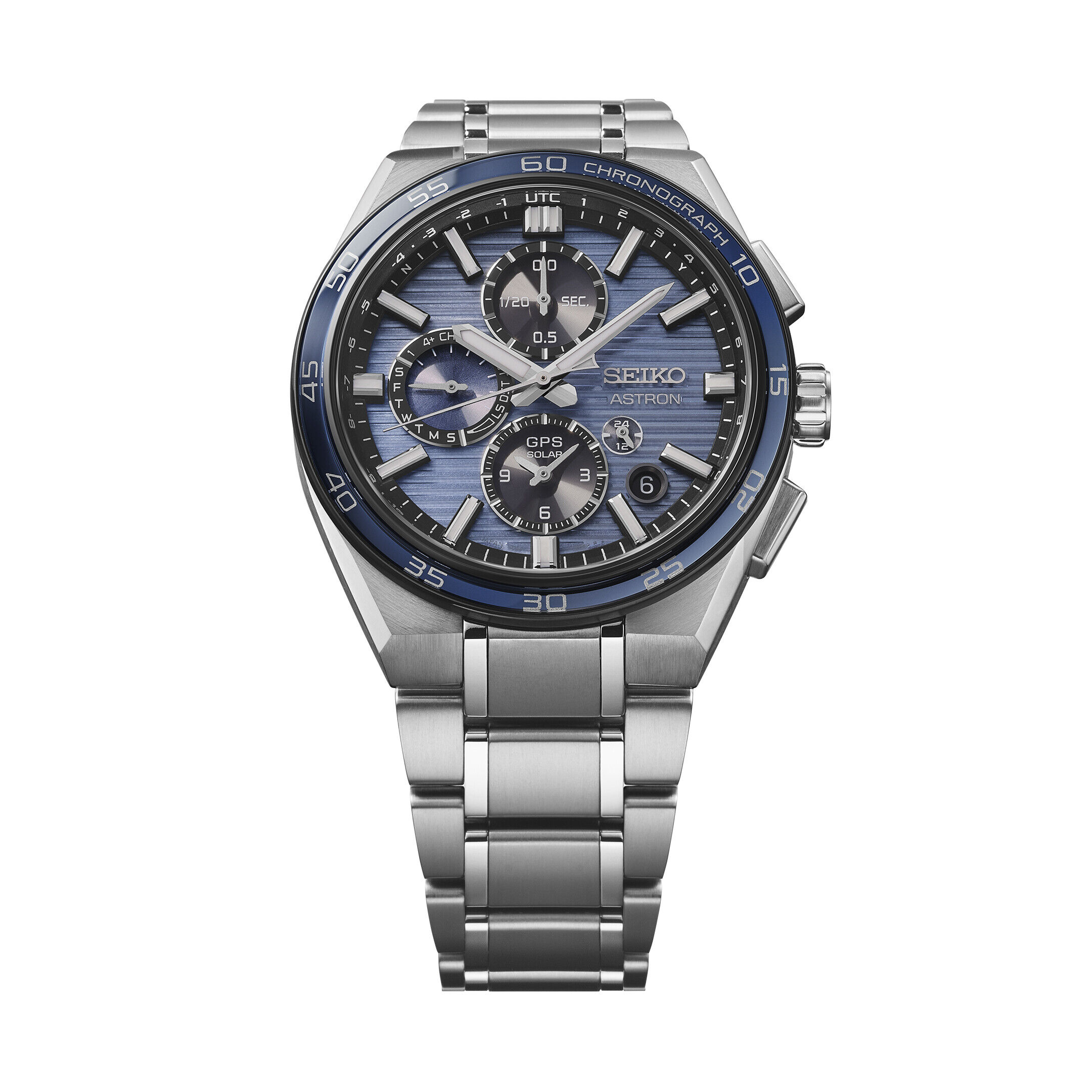 Seiko Astron GPS Solar Dual Time Chronograph Herrenuhr SSH175J1