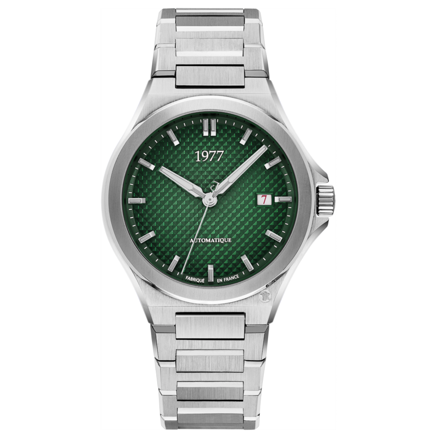 1977 ARSENE Automatique, 41 MM, Cadran Vert, Bracelet Acier 904L Men's Watch 1977P02171