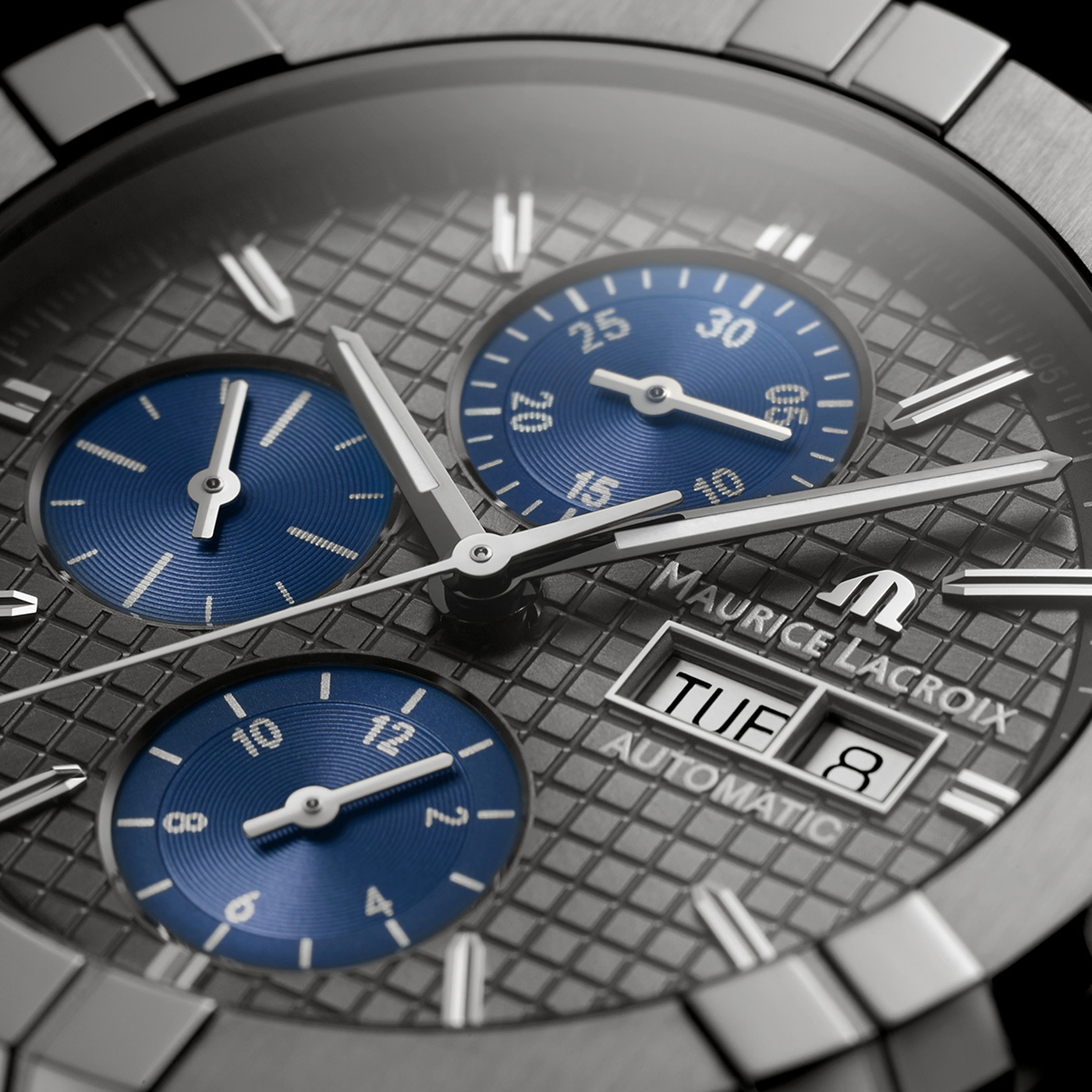 Maurice Lacroix Aikon Chronograph Day Date Men's Watch AI6038-TT032-330-1 Maurice Lacroix Aikon Chronograph Day Date Men's Watch AI6038-TT032-330-1