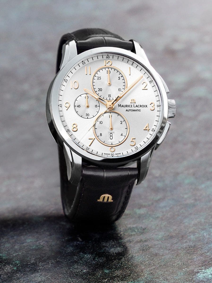 Maurice Lacroix Pontos Chronograph Date Herrenuhr PT6388-SS001-220-2