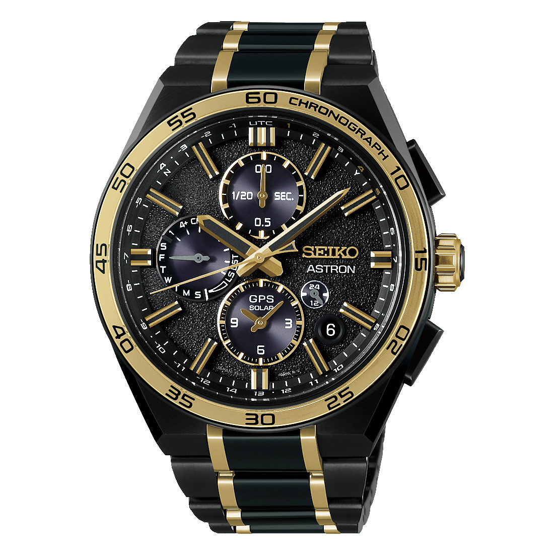 Seiko ASTRON GPS Solar Dual Time Chronograph 145th Anniversary Limited Edition Herrenuhr SSH186J1