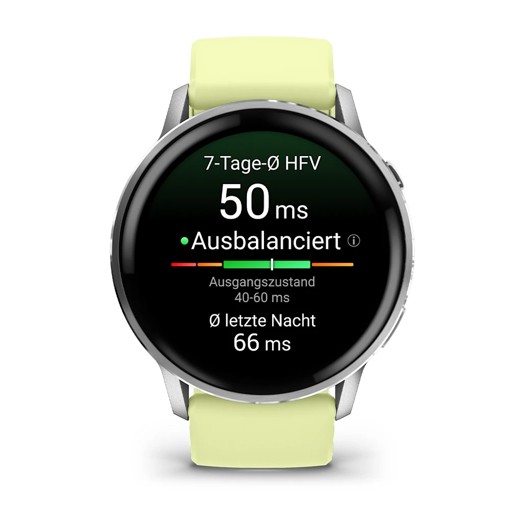 Garmin Venu® 4 - 45 mm
Grau/Silber mit Schnellwechsel-Silikon-Armband 22 mm Zitrone Herrenuhr 010-03014-02