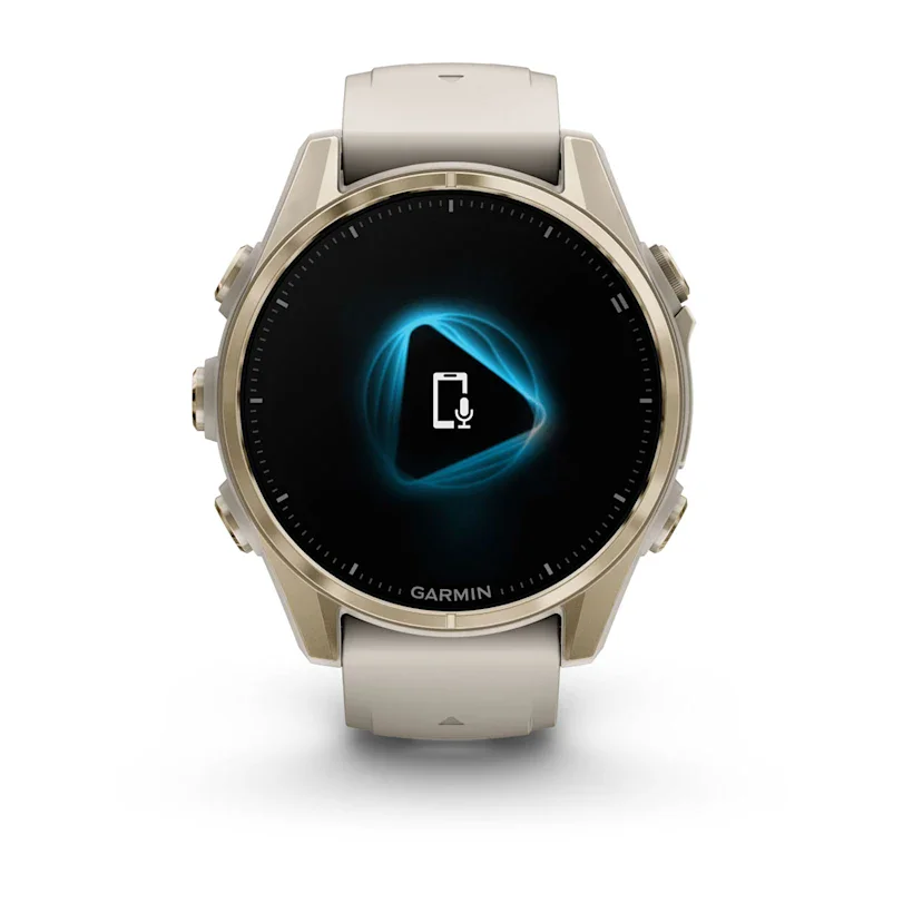 Garmin fēnix® 8 43 mm AMOLED Sapphire Nebelgrau/Softgold 010-02903-11