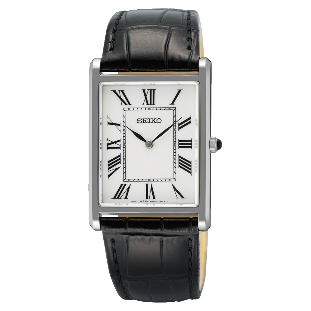 Seiko Klassik Quarz Silber Herrenuhr SWR103P1