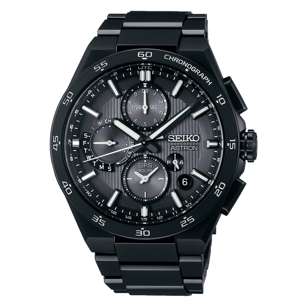 Seiko Seiko Astron GPS Solar Dual Time Chronograph Herrenuhr SSH155J1