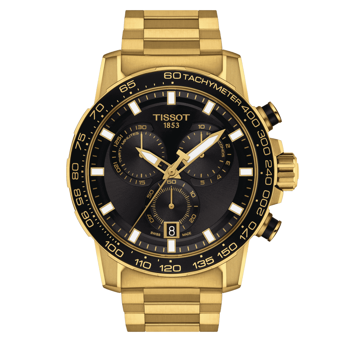 Tissot Supersport Chrono gold Herrenuhr T125.617.33.051.01