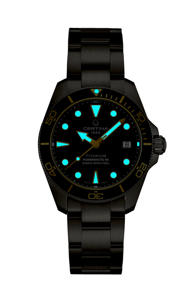 Certina DS Action Diver 38mm Titan Powermatic 80 Herrenuhr C048.807.44.051.00
