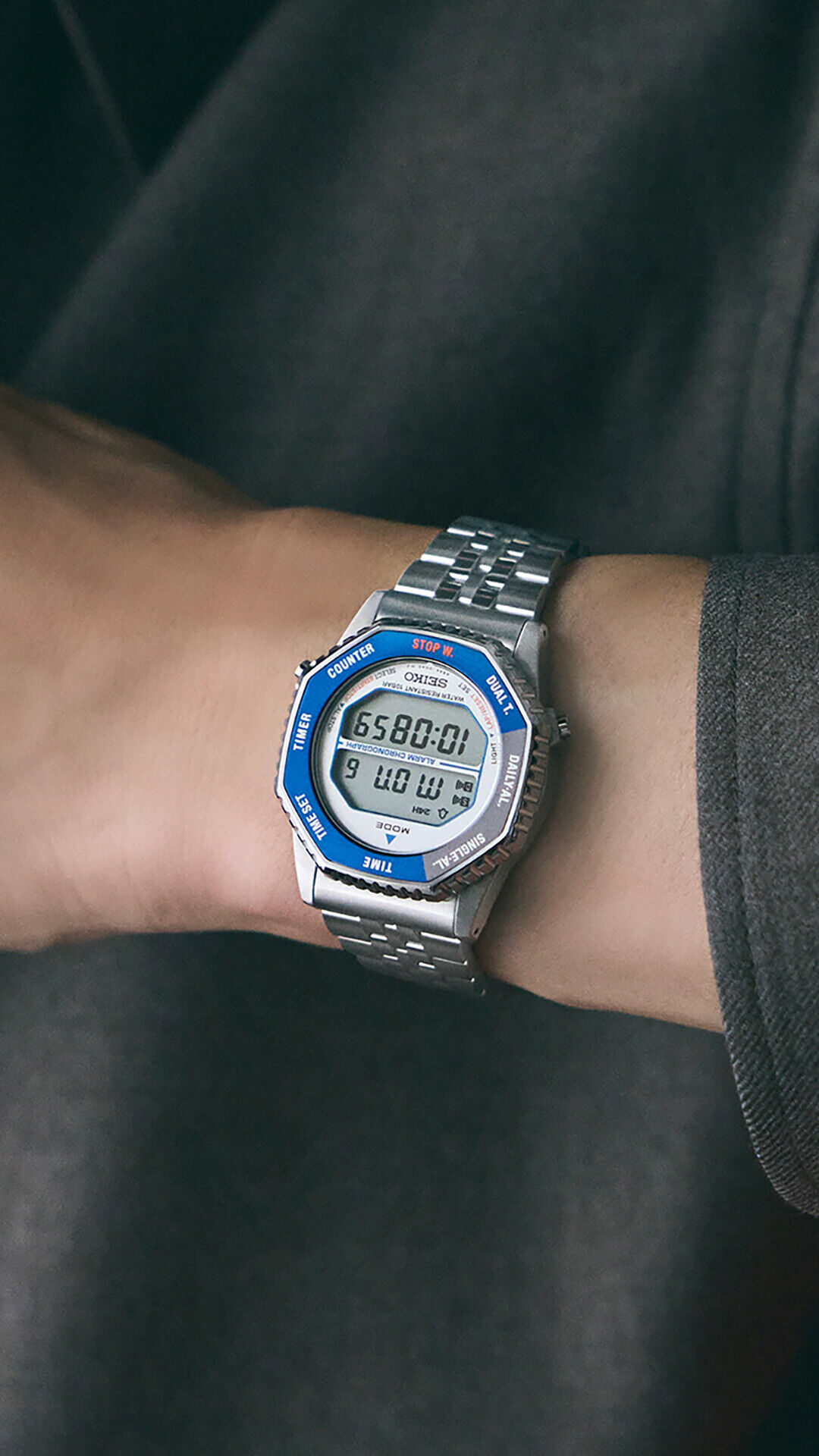 Seiko Classic Digital Chronograph, Men's Watch SMGG21P1 Seiko Classic Digital Chronograph, Men's Watch SMGG21P1