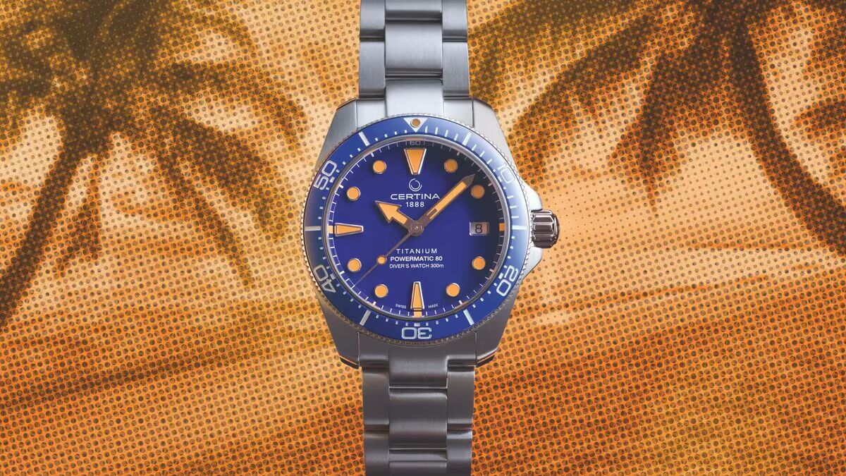 Certina DS Action Diver 38mm Titanium Automatik Blau C048.807.44.041.00