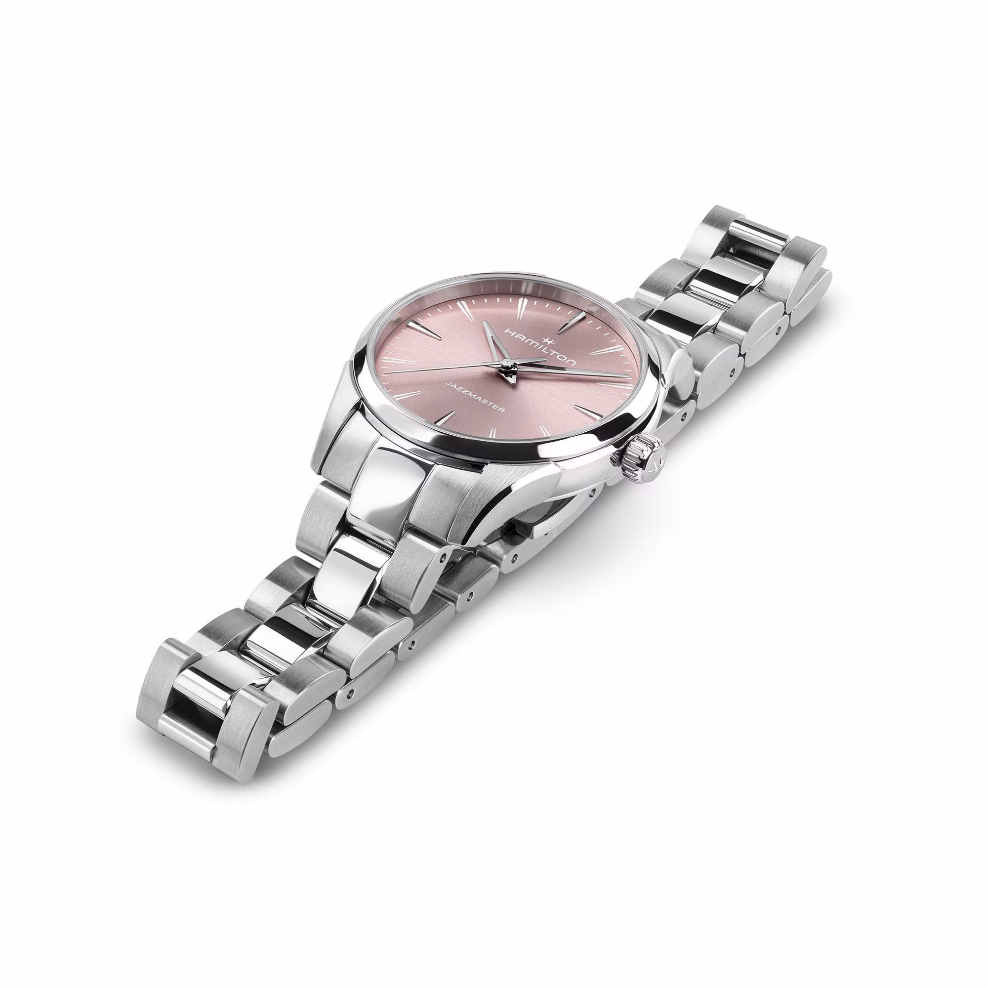 Hamilton Jazzmaster Quartz 32 mm Rosa Damenuhr H32301171