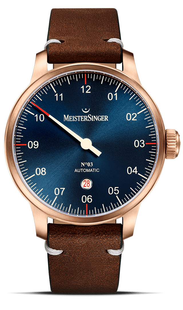 Meister Singer Herrenuhr N°03 - Bronze Line AM917BR