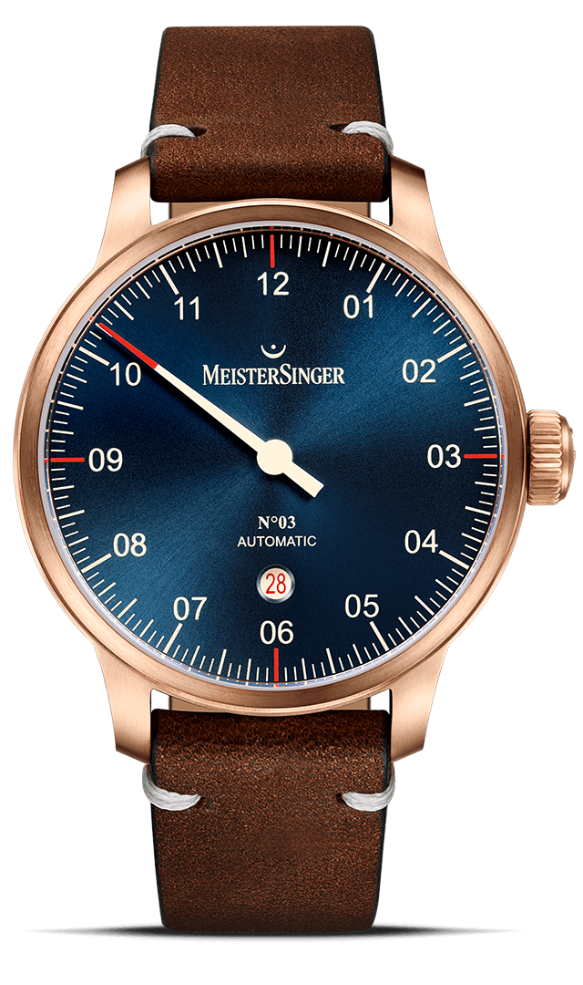 Meister Singer men's watch N°03 - Bronze Line AM917BR Meister Singer men's watch N°03 - Bronze Line AM917BR
