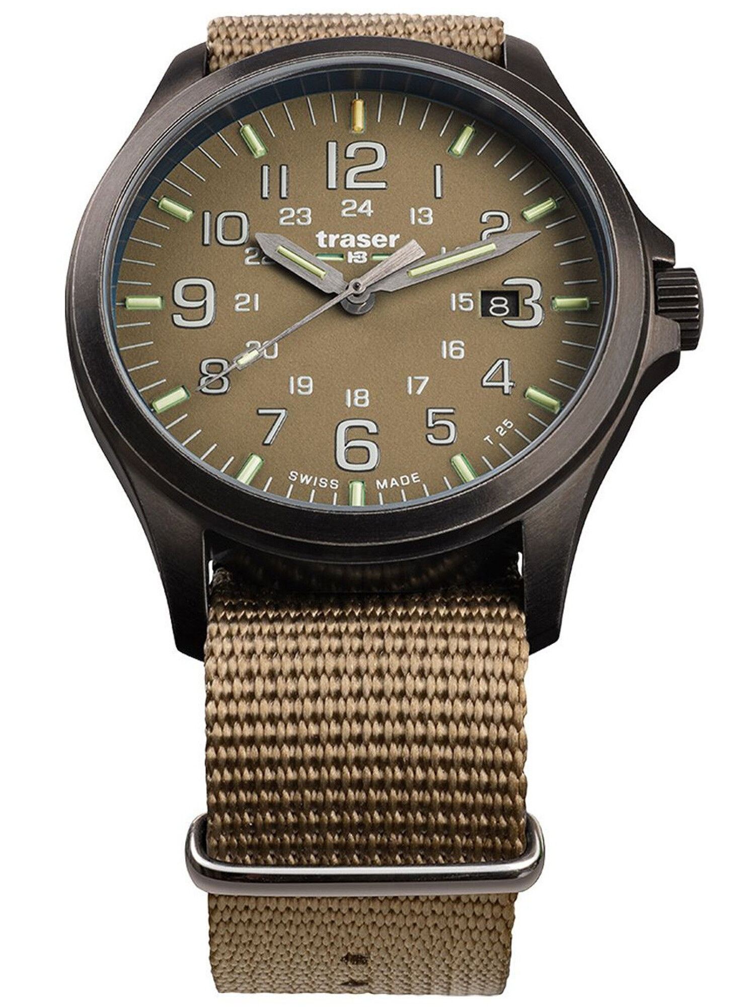 201470-traser-P67-OdP-Officer-Pro-Khaki-H3-trigalight-108631_1 Traser H3 P59 Essential M S/S Black Men's Watch 108638