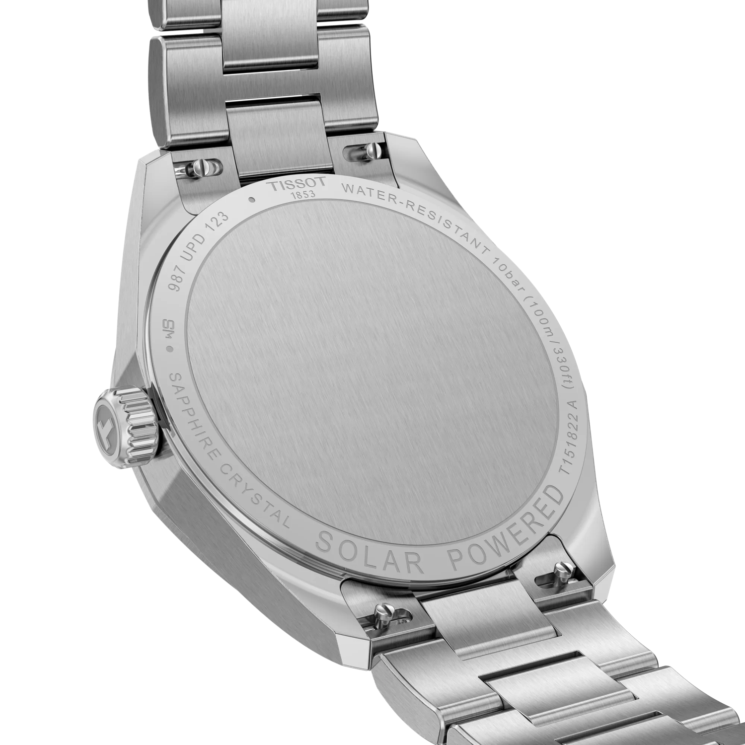 Tissot PRC 100 Solar 39mm, bicolor, stainless steel bracelet men's watch T151.422.22.031.00