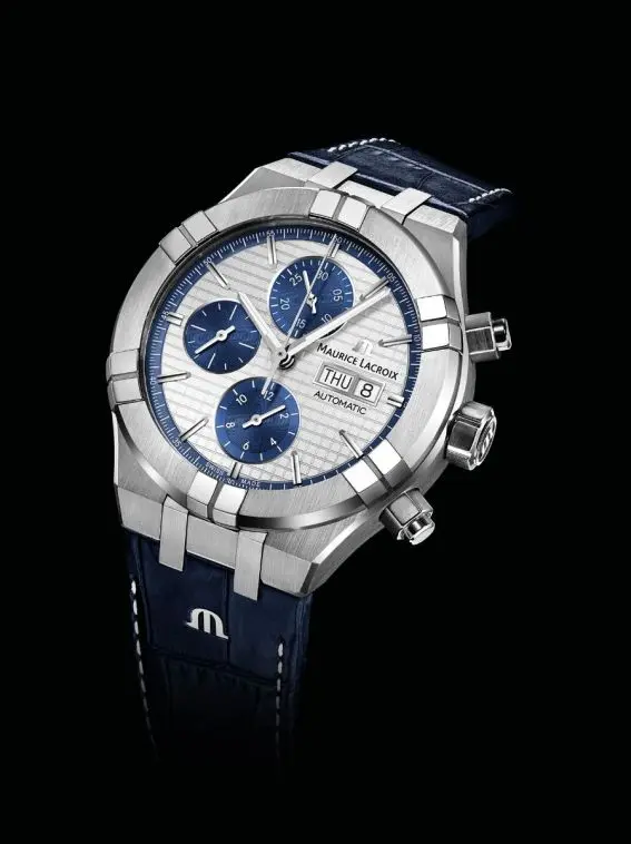 ai6038-jpg Maurice Lacroix Aikon Chronograph Day Date Men's Watch AI6038-SS001-131-1